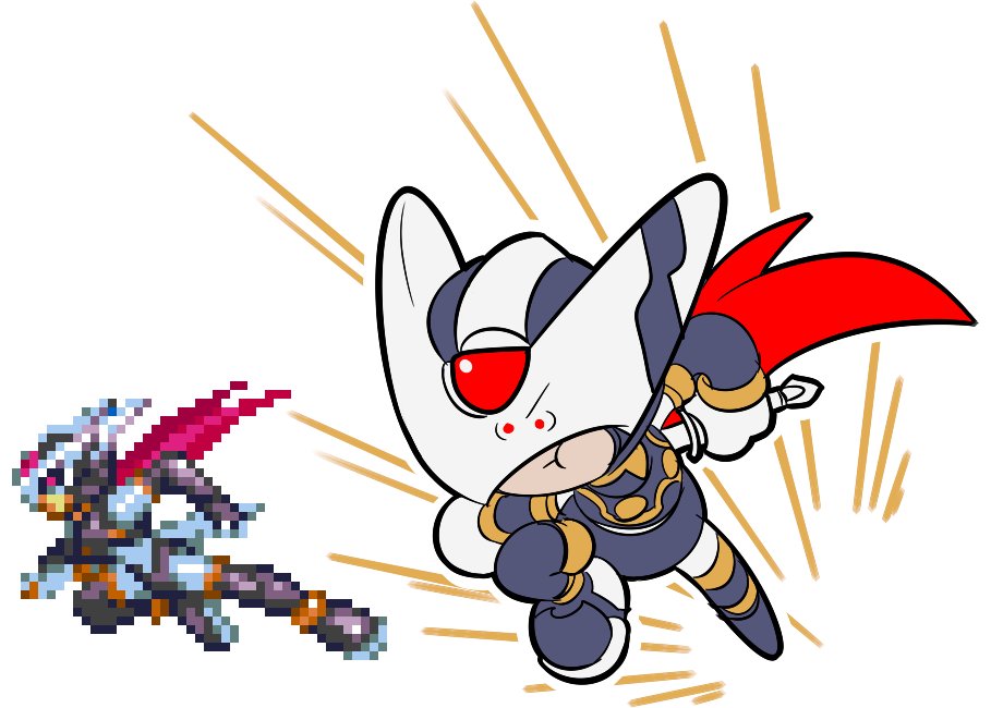 sufferay's tweet photo. #megamanzero #rockmanzero #ロックマンゼロ #hiddenphantom 
FUN!
I want to play that too!💜 https://t.co/mZRWpxAT5n