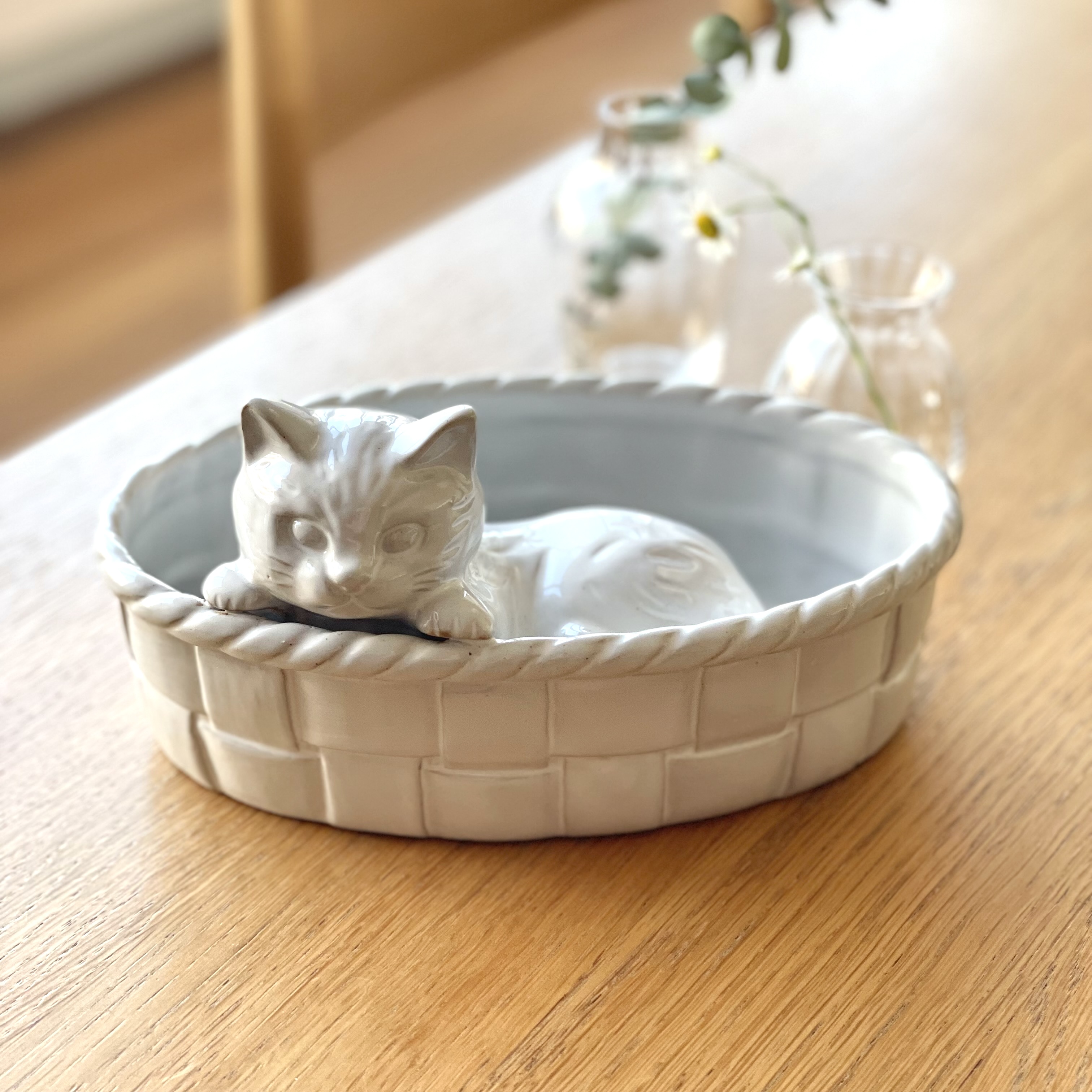 アフタヌーンティー 猫 Cat's NapTime バスケット