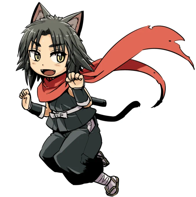 今日はにゃーにゃーにゃーの日とにんにんにんの日というとこで、
取りあえず以前描いた猫と忍者が一緒のくのいち黒菜の絵をあげておきますね!
2022年の2月22日ってこれだけ2が揃うことはなかなかないよね‼🐱
#ねこむすめ道草日記
#猫の日
#忍者の日 