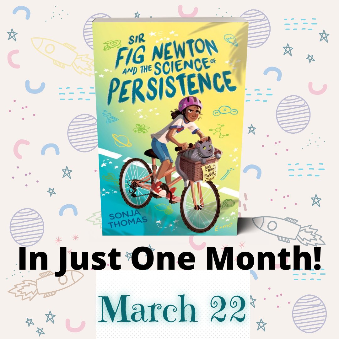 Today is brought to you by the number "1."

IN ONE MONTH, MY DEBUT MIDDLE GRADE NOVEL, SIR FIG NEWTON AND THE SCIENCE OF PERSISTENCE, RELEASES ON MARCH 22, 2022!!! AAAAAAHH!!!

#22debuts #kidlit #mglit #booktwt #Teachers #librarians #middlegrade