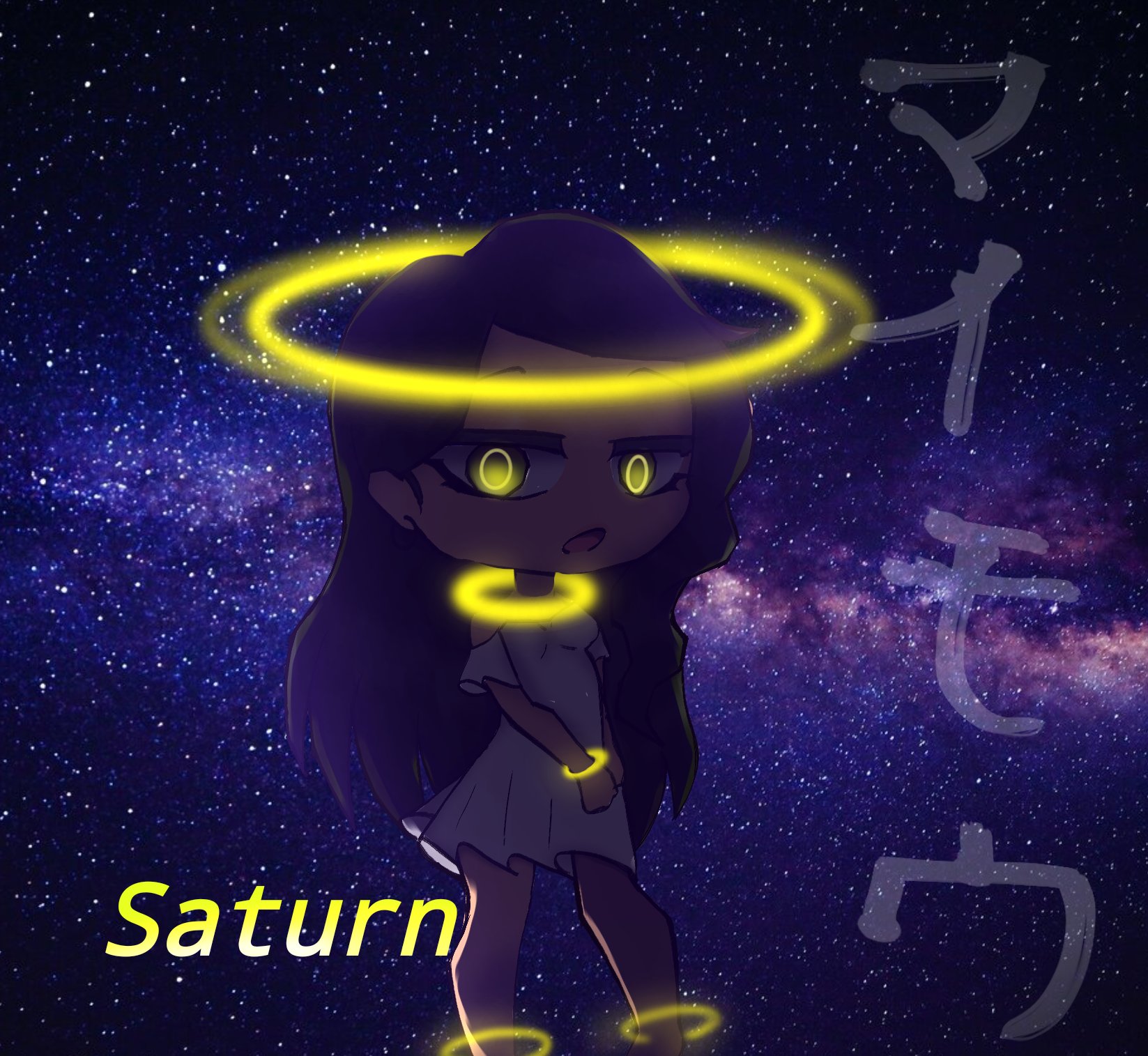 Gacha Saturn 🪐🪻 #gacha #edit #saturn #gachamod #gachalife