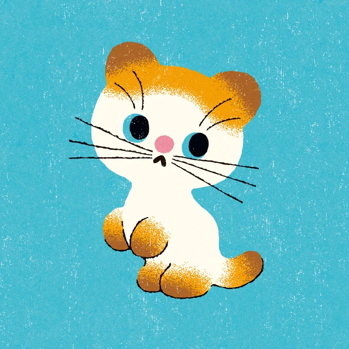 猫なのか?たぶん猫。イメージはクリームパン。
可愛く描けた☺️名前は考え中。 #黒ねこ意匠 #猫の日 
