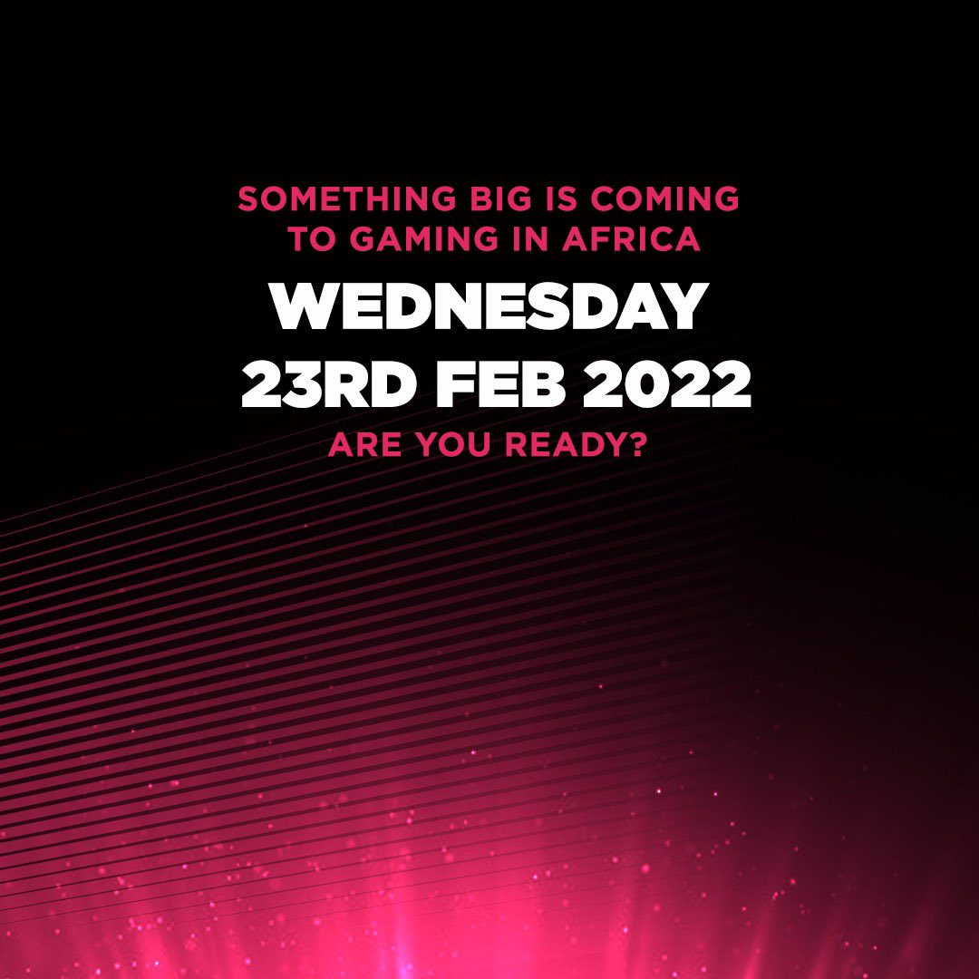 Get ready for this!

#Africa #Gaming #DayOne