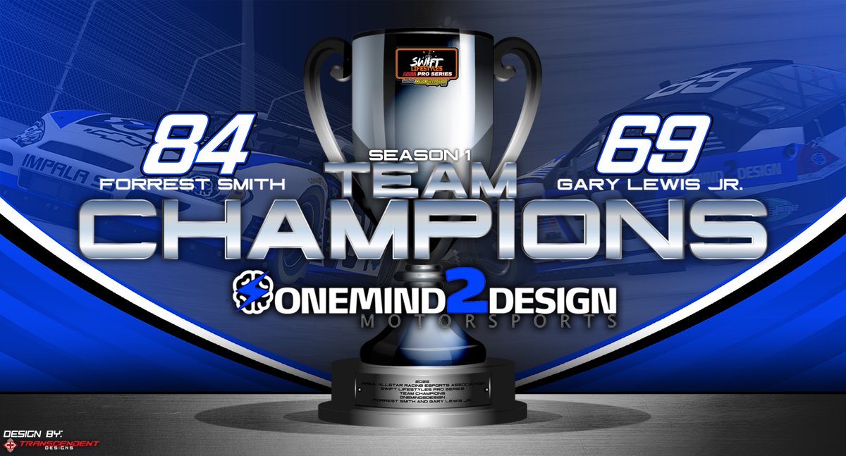 They did it! <a href="/forrest__smith/">Forrest Smith</a> and <a href="/reallarygewis/">gary lewis</a> are your inaugural <a href="/AREAiRacing/">AREA iRacing</a> @swiftlifestyles Pro Series Team Champions!!!