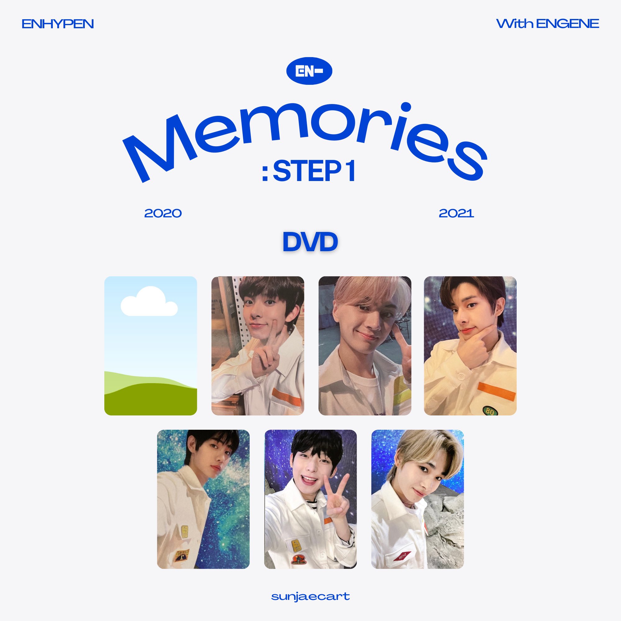 ENHYPEN memories step1  step2 セット　DVD ENHYPEN Memories : STEP 2 DVD – Choice Music LA