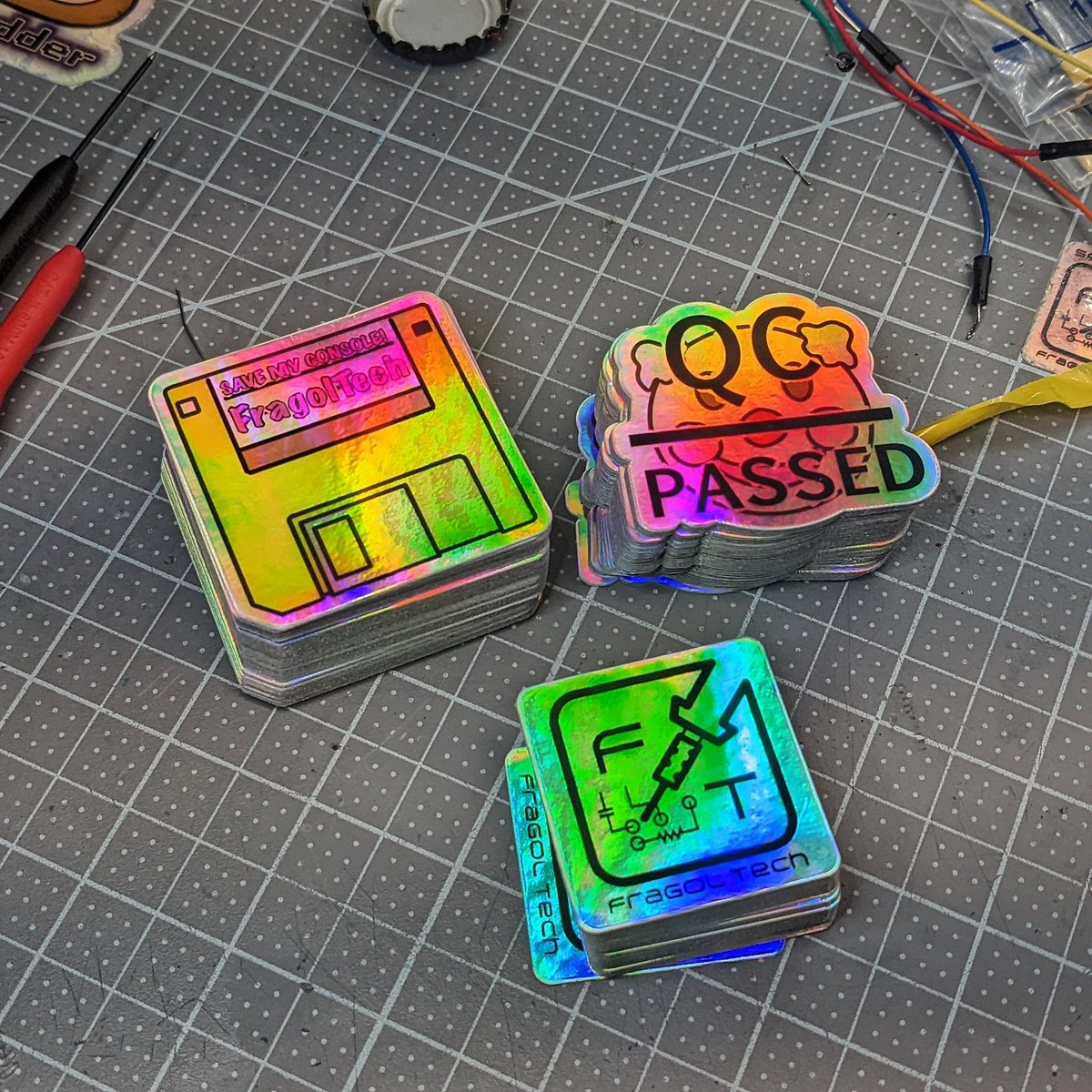 FragolRoc's tweet image. Stickers! Will be packing them into orders!