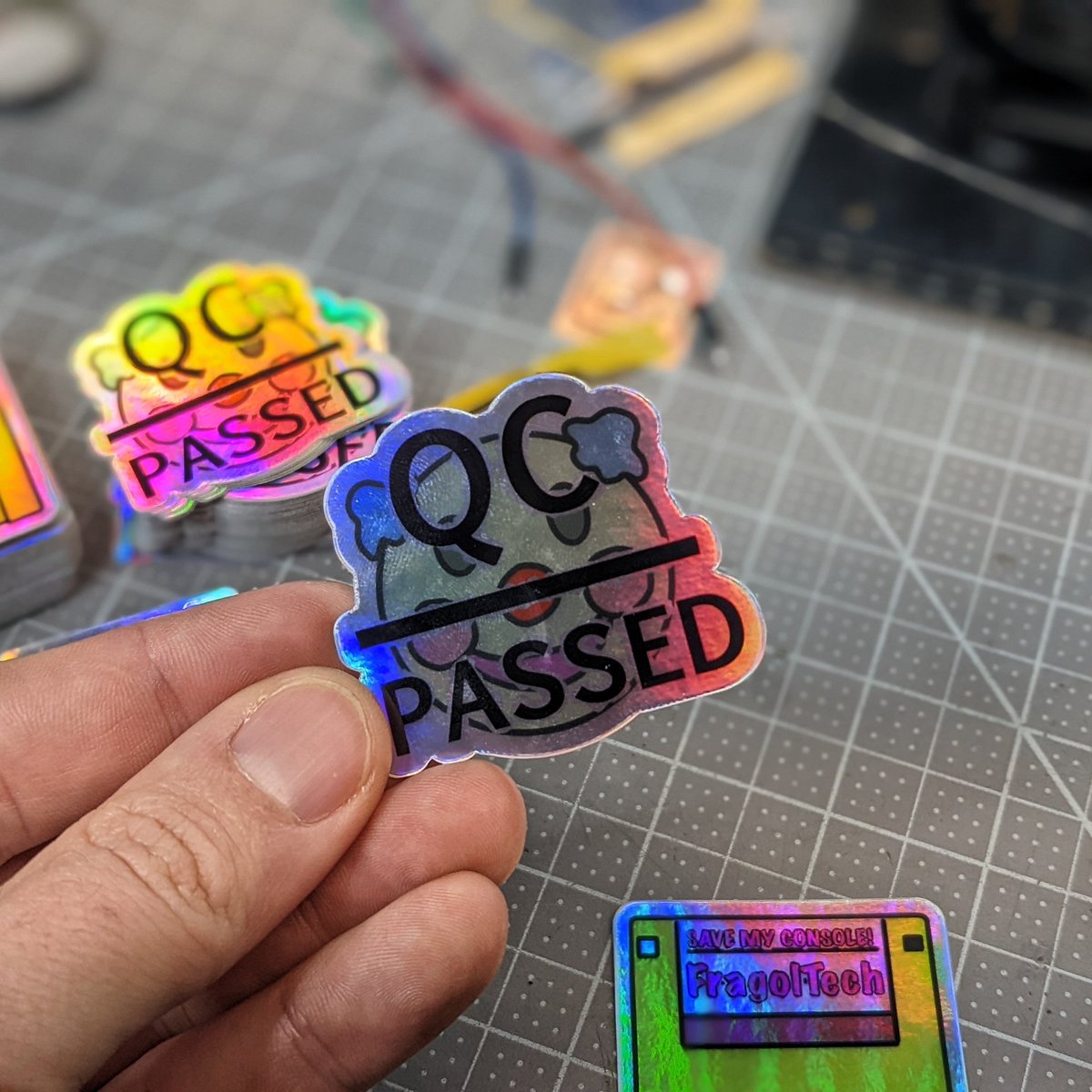 FragolRoc's tweet image. Stickers! Will be packing them into orders!