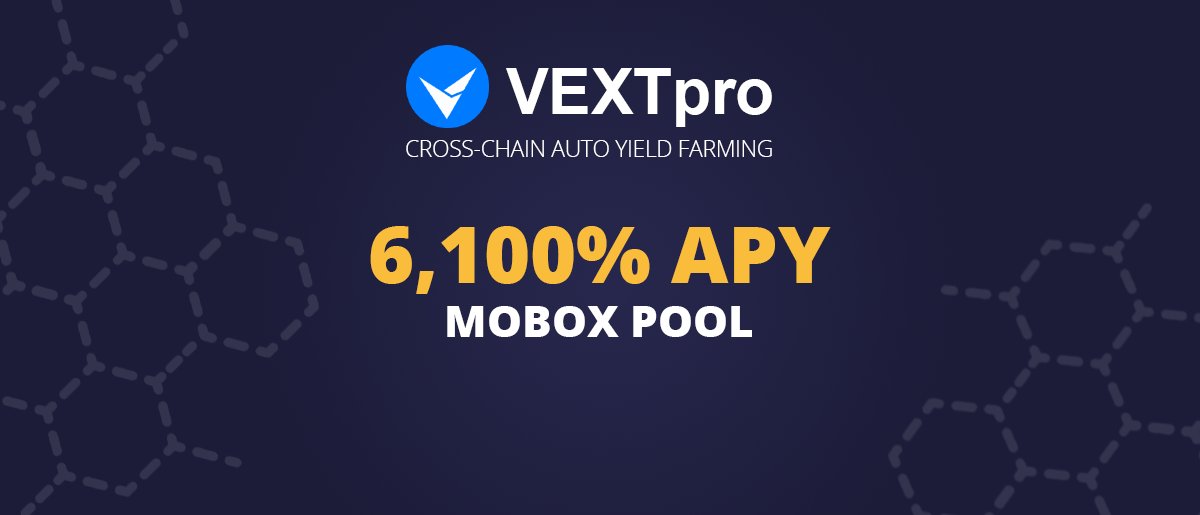 Hello #MOBOX game fans!
#MBOX token can be additionally farmed on #VEXT and get passive income today🔥 

Go to 👇
vext.pro/farming/0x3203…

<a href="/MOBOX_Official/">MOBOX</a> #cake #usdc #tether #DeFi #BSC #blockchain #crypto #nft #yearn #farm #apy #MOBOX_Official