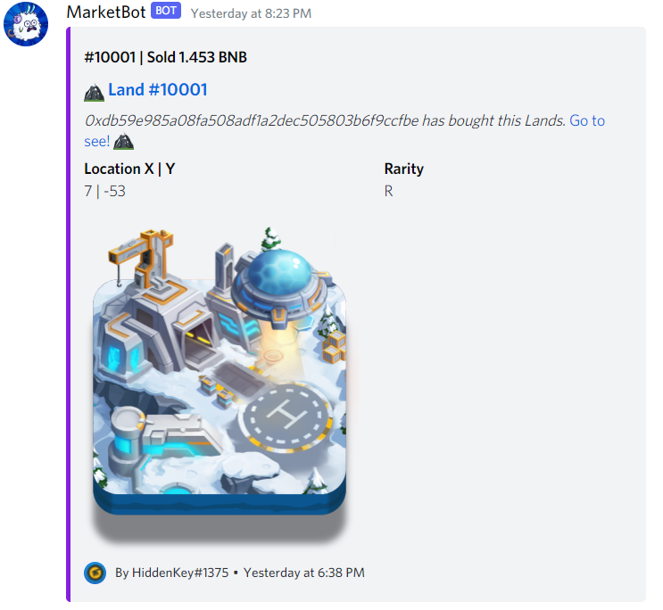 karastargamefi's tweet photo. ✨KARASTAR -- FUN
🤣We've added another market bot for lands in the discord.
👑Thanks to @HiddenKey again, the genius in our community 😆you will get 25 $KARA as a reward!
🌈Join our community to earn more! https://t.co/TVM1jmh0Gv https://t.co/GqODbFT2gU