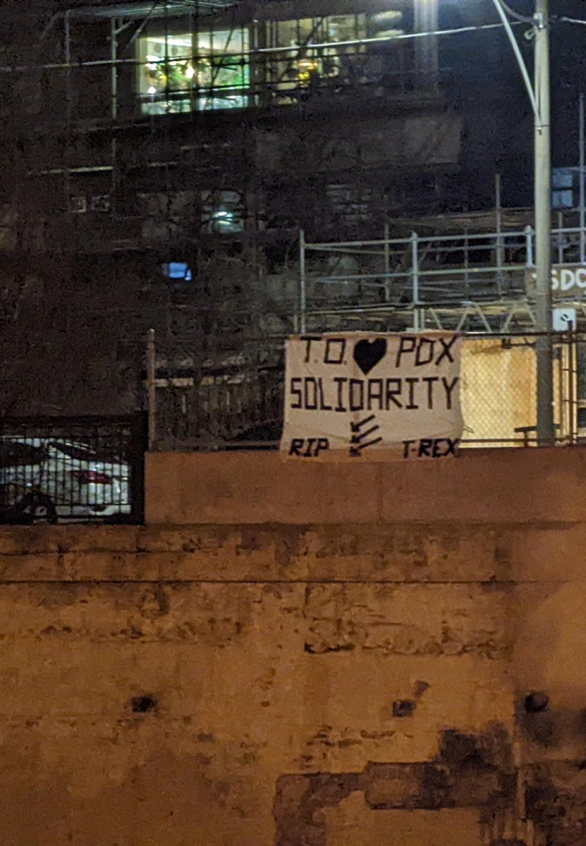 Solidarity from Toronto to Portland, Rest in Peace T-Rex ✊🏼🖤