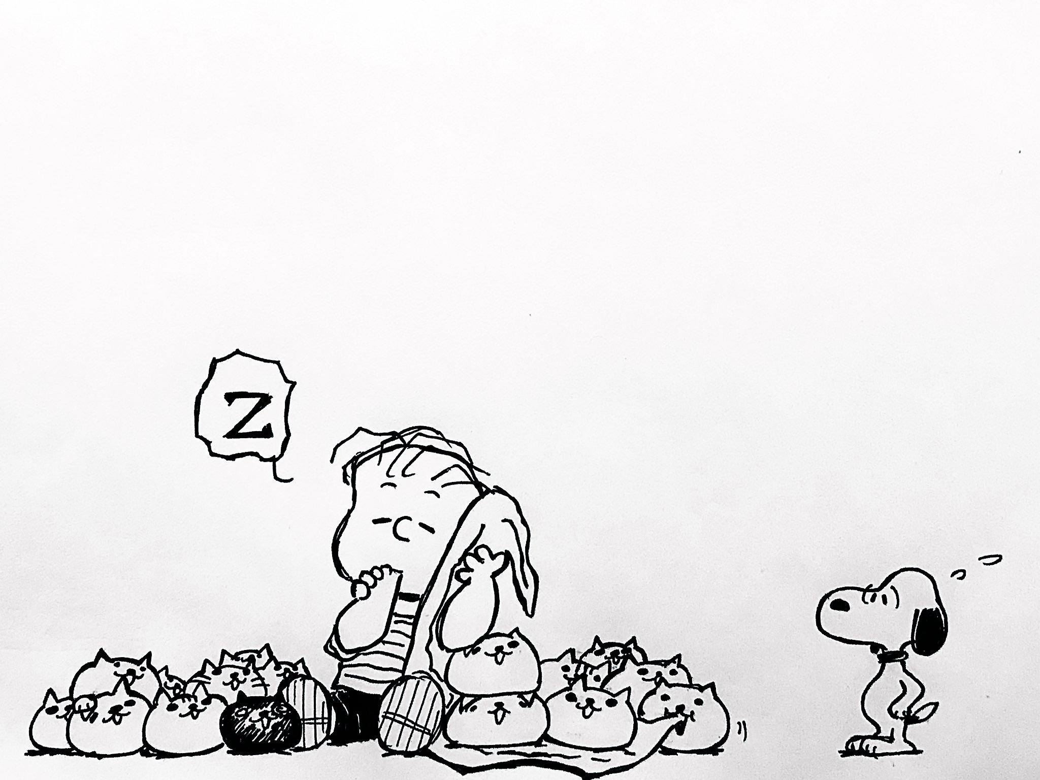 Wlfa Snoopy ライナス スヌーピー 猫の日 T Co Xhzaksmjoe Twitter