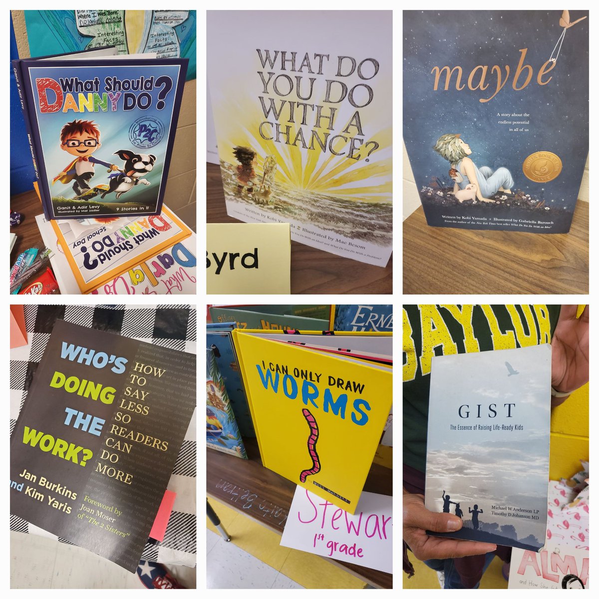 I am so lucky to work <a href="/NISDCole/">Cole Elementary</a> and be part of such a great teaching community.  Today I walked away with so many new ideas for books and was able to chat with amazing teacher colleagues❣️ thank you <a href="/DanikaJaster/">Danika</a> for such a joyful PD!