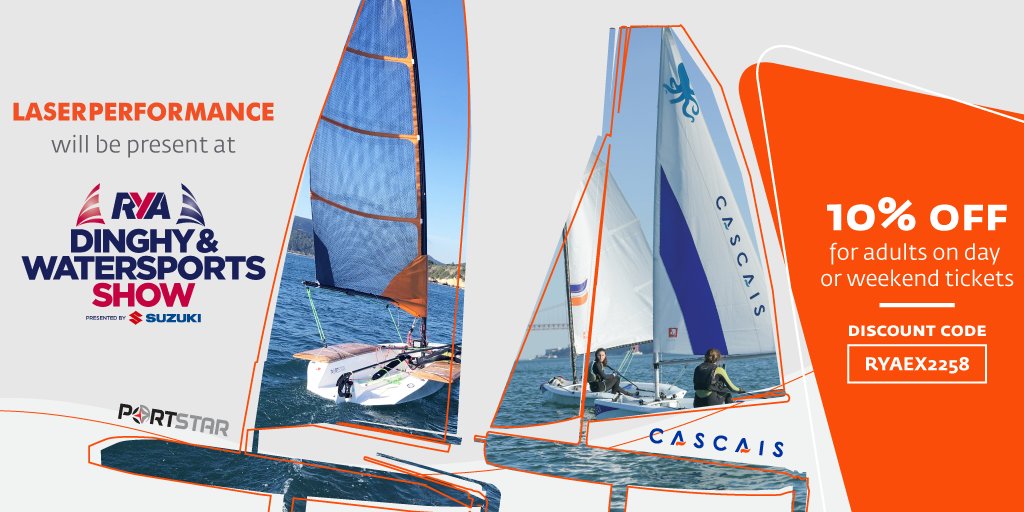 LaserPerform's tweet image. In less than a week we will take the opportunity to meet you all again at RYA Dinghy Show.
Visit us at stand B20 and get the opportunity to meet the new PortStar and the Cascais!!🤩
#dontmisstheshift
#laserperformance
#portstar
#cascais
#sunfish 
#ryadinghyandwatersportshow