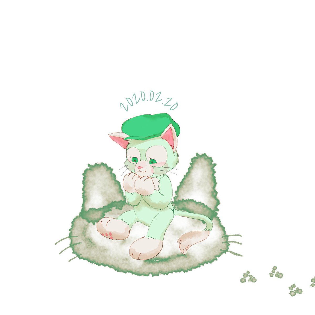 #猫の日 
スーパー猫の日なのねwow🐱🐱🐱
過去絵🐱🐱🐱 