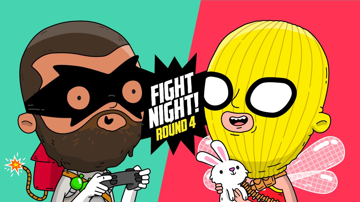 SemiSupers's tweet photo. It's the final round before our semi-finals! Hero vs hero - we're sure semi-carnage will ensue once they've stopped gaming and bunny cuddlin'.
Vote using either #Derks or #YellowJustice
#NFTCommunity #NFTartist #NFTs https://t.co/v7xGXv65QP