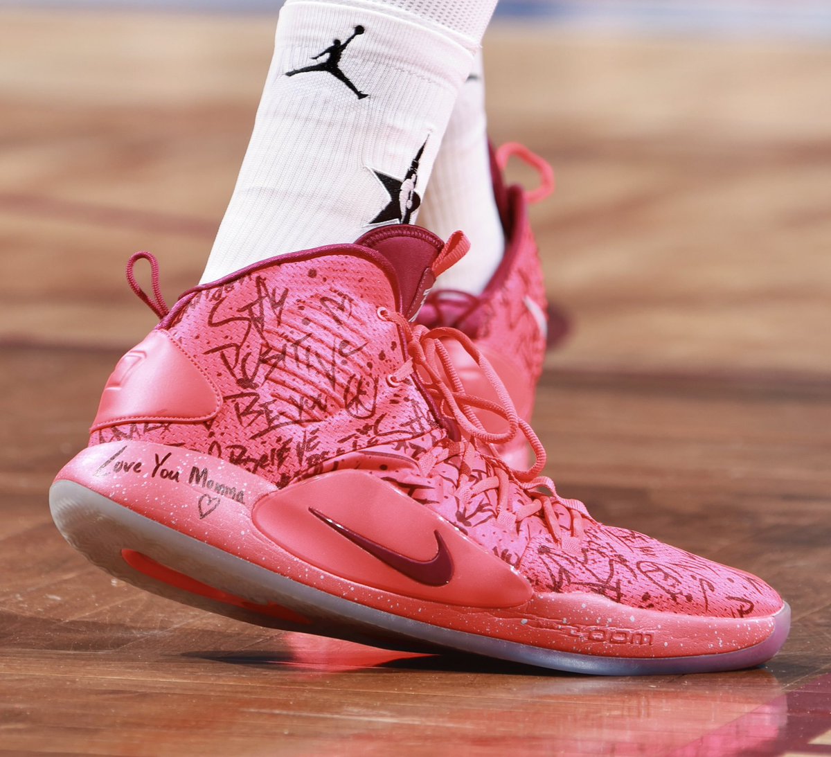 Karl-Anthony Towns // Nike Hyperdunk X “Love You Momma”