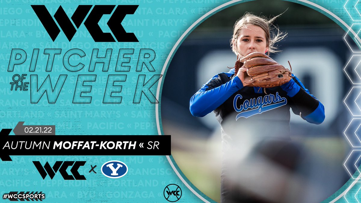 ℙ𝕚𝕥𝕔𝕙𝕖𝕣 𝕠𝕗 𝕋𝕙𝕖 𝕎𝕖𝕖𝕜

Autumn Moffat-Korth of <a href="/byusoftball/">BYU Softball</a>  ‼️ 🥎
 
🗒 bit.ly/3v5WHgN

#WCCsports