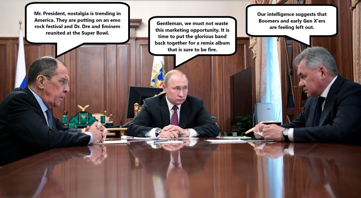 check_j's tweet photo. Obviously the whole Russia Ukraine thing is due to the #nostalgia trend. https://t.co/M9x3XCFNkw
