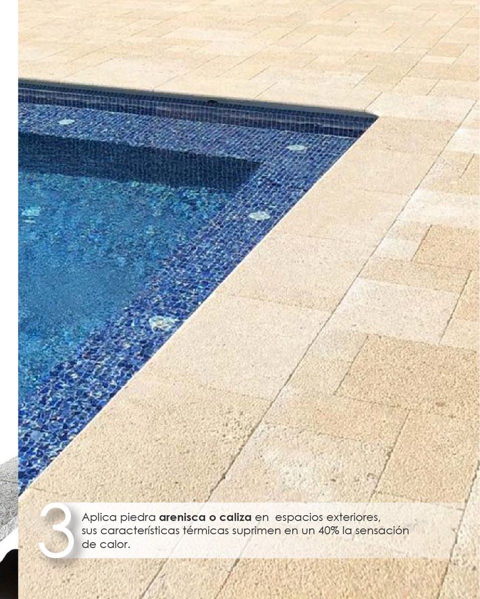 Morada_MIA's tweet photo. Si buscas disminuir la sensación de calor y disfrutar de ambientes más frescos, en #MoradaTips te presentamos estas 3 recomendaciones de materiales con propiedades térmicas que favorecen para un clima agradable https://t.co/2dUMqxlaK3