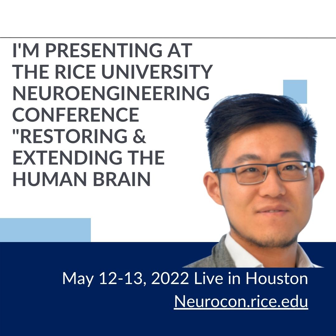 HongLab (@hongneurotech) on Twitter photo Look forward to seeing everyone and presenting our research at the Rice NeuroEngineering Conference! <a href="/RiceNeuro/">Rice Neuroengineering Initiative</a> Look forward to seeing everyone and presenting our research at the Rice NeuroEngineering Conference! <a href="/RiceNeuro/">Rice Neuroengineering Initiative</a>