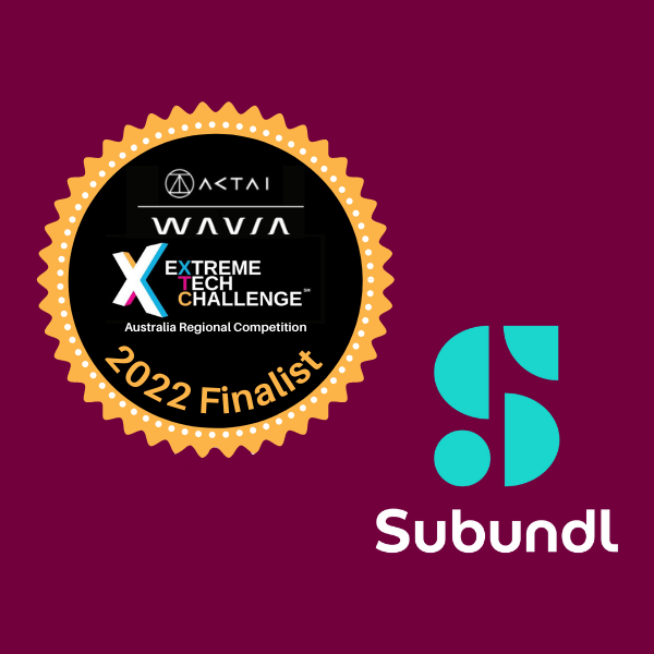 Subundl_'s tweet photo. Thrilled to announce we're finalists in the @ExTechChallenge Australia 2022

Join our Co-founder @JessWright_Tech  along with other finalists, host: @LisaAndrews__  &amp; Judges from @ACTAIVentures  @SanghaCapital  @blackbirdvc 

https://t.co/acA4YoBL7y
#innovation #startup #fintech https://t.co/eVqLwW1dsF