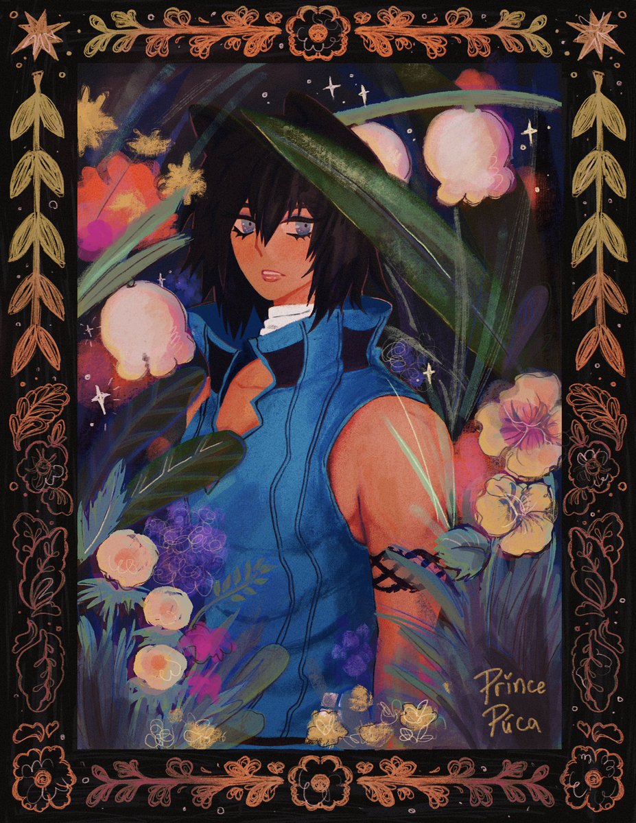 princepuca's tweet photo. Here’s my Asato piece for the Lamento fanzine! ~ ✨ 

 #ライコノ #猫の日  #lamentofananthology https://t.co/Vdb8rDCm6i