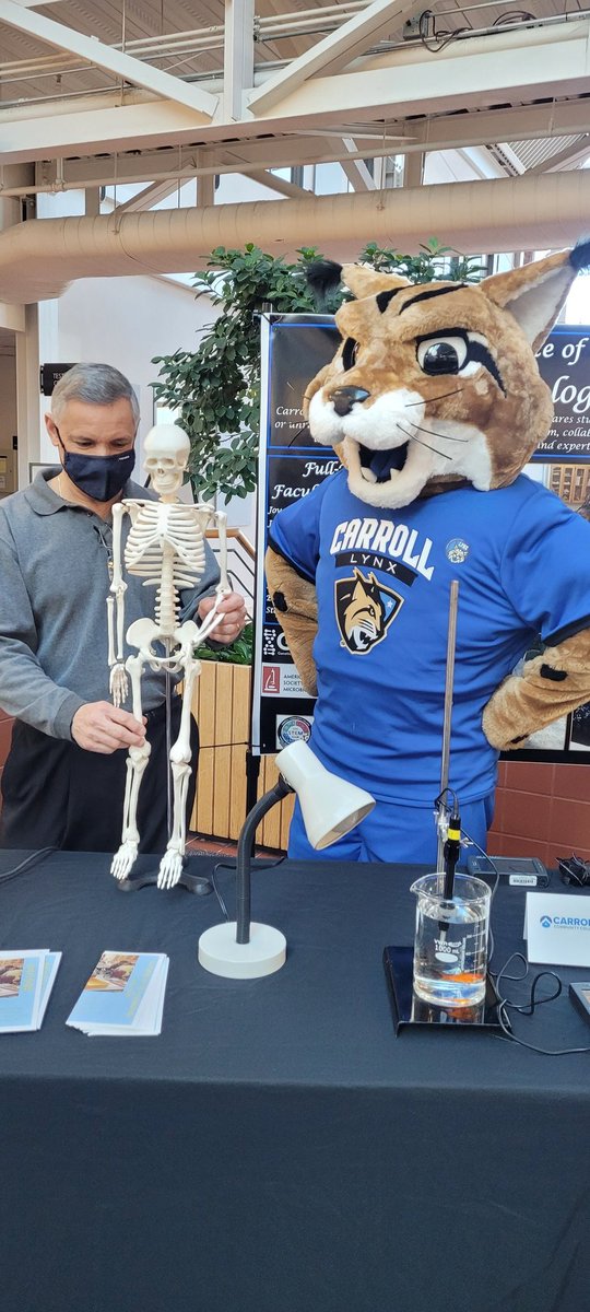 dr_raza_khan's tweet photo. I loved that both the visitors and @CarrollCC Lightning visited the sciences area at the College's Presidents' Day Open House event today. #CCsWork #MDCCs @MDMHEC @MD_CommColleges @bradphillips https://t.co/a9PdA7hW7O