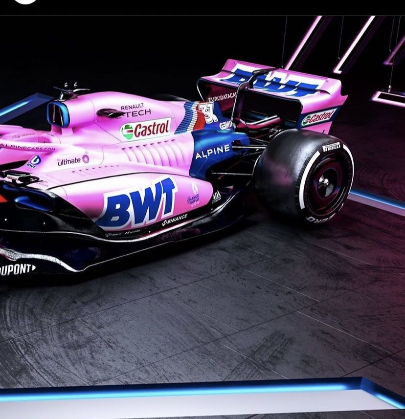 sandropacheco71's tweet photo. The #AlpineA522 racing car will wear its #SpecialEdition pink #Livery the first two races of the 2022 #FormulaOne season. #MakingHistory #Congratulations #F1 #Formula1 #AlpineF1RaceTeam https://t.co/bN7KxJ6caX