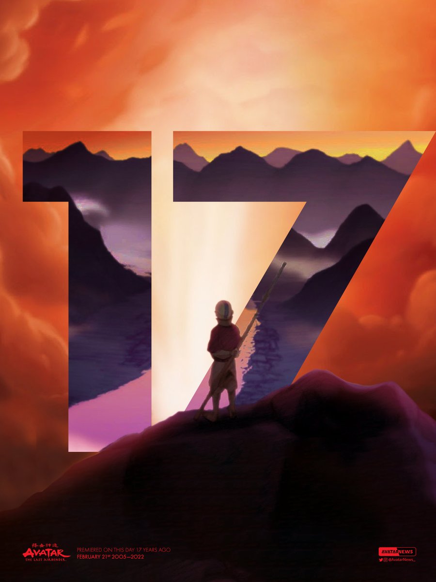 Avatar: The Last Airbender first premiered on this day 17 years ago!

The Boy in the Iceberg first aired on February 21st, 2005. Happy birthday Team Avatar!