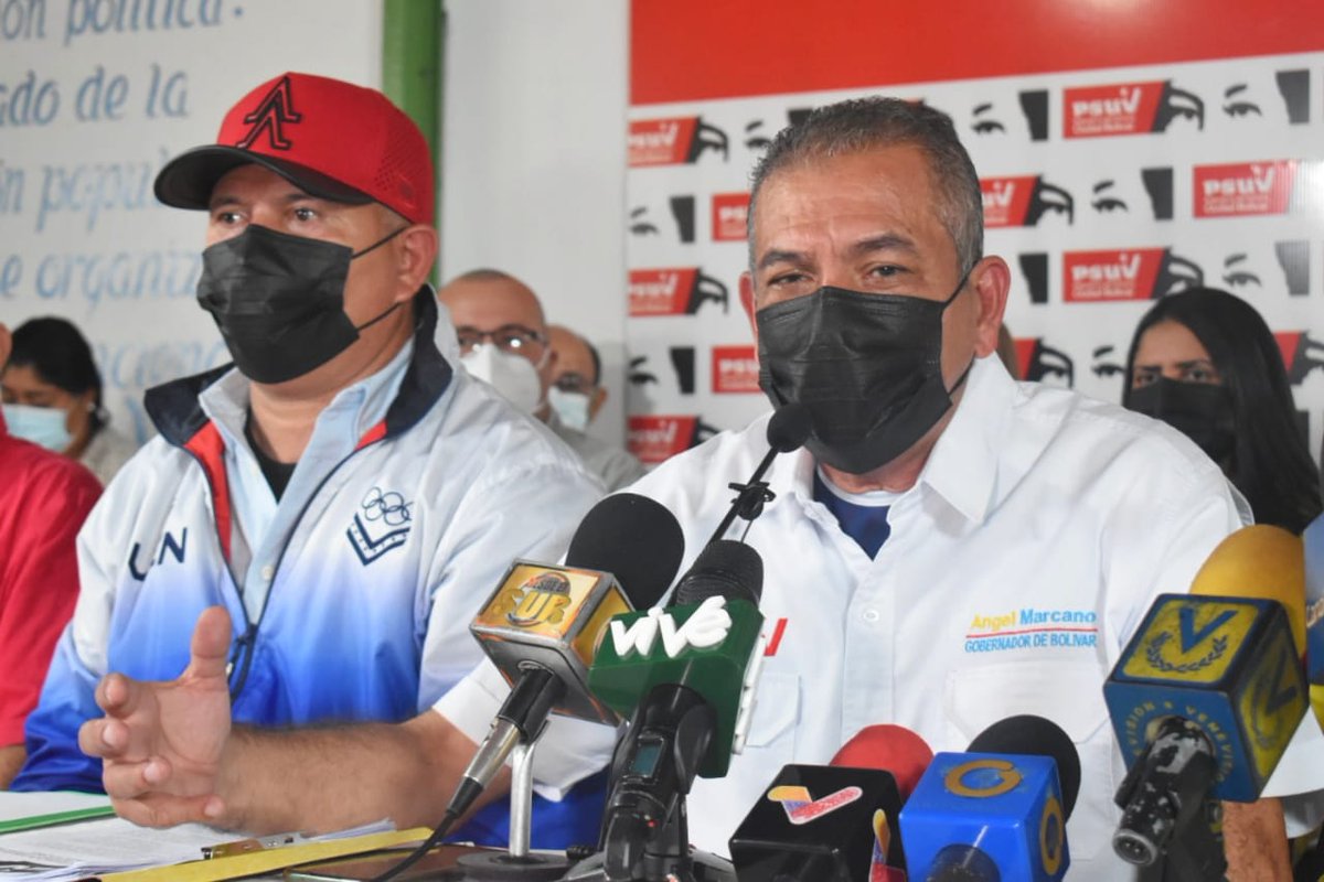 DirJuventud_GEB's tweet photo. 21Feb| El coordinador Regional del PSUV y gobernador del estado Bolívar, Ángel Marcano, ofreció en rueda de prensa los detalles de la elección de los voceros que irán al V Congreso Nacional.@NicolasMaduro @amarcanopsuv @dcabellor @JuventudPsuvBol @HoracioAlarcon @SecretariaPoli2 https://t.co/kdqjIMfifR