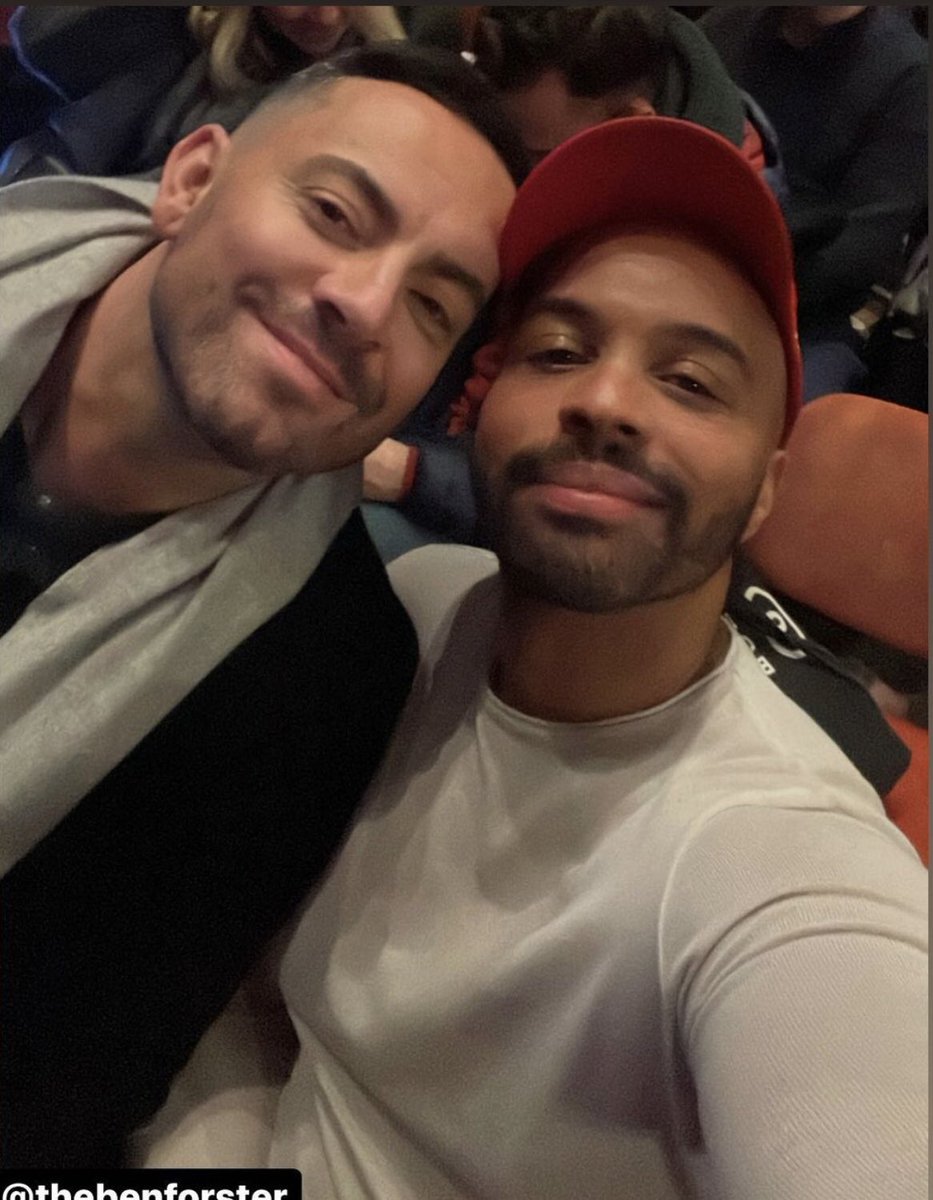 BenForsterBase's tweet photo. Tonight @thebenforster and @adrianhansel enjoyed a performance of “Gypsy” at the Alexandra Palace Theatre. From Adrian’s IG ❤️ https://t.co/Yis5EFLvLF