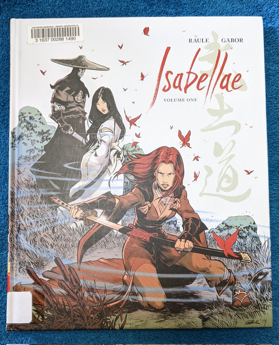 mikeleach42's tweet photo. Finally got a chance to read vol 1 of #Isabellae by Raule &amp; Gabor from @DarkHorseComics Fantastic, dark story linking Irish &amp; Japanese characters in a dangerous, feudal Japan. Artwork is stunning. Thanks to @VentressLibrary for having this, the only copy in the system. https://t.co/rbLx01XQI5