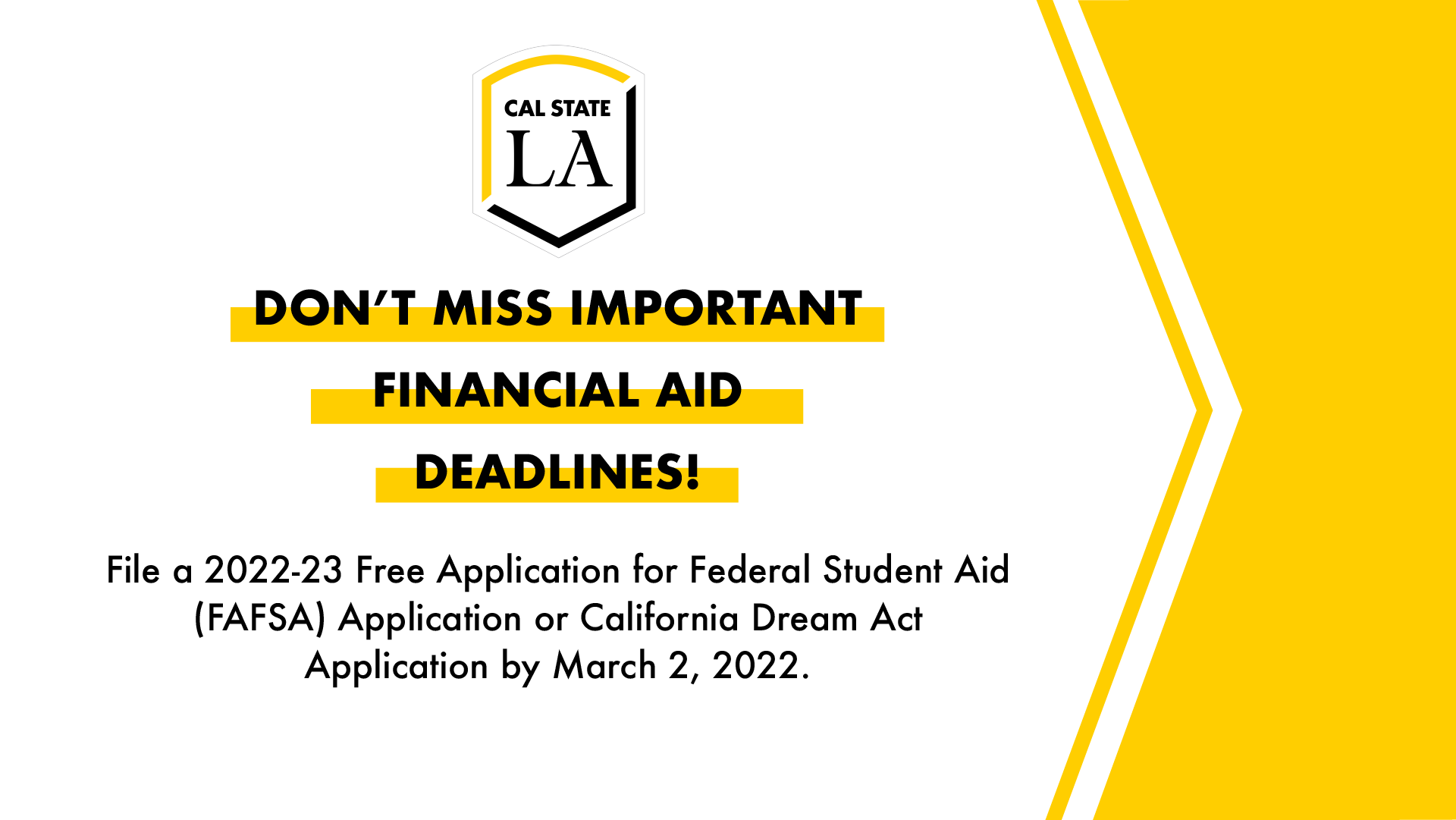 Csula Fall 2022 Schedule Cal State La Housing (@Calstatelahsg) / Twitter