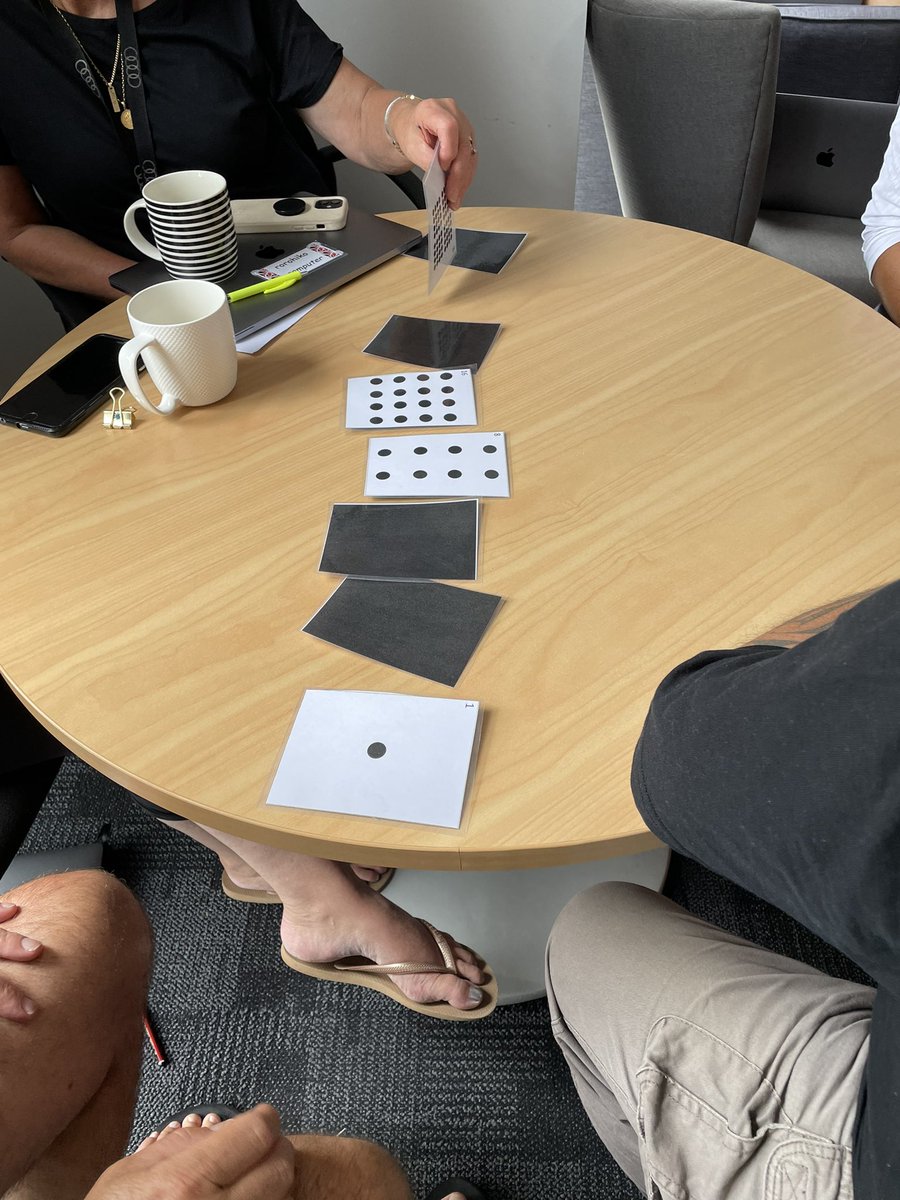 KellyKenyon15's tweet photo. Ran an introduction to the digital curriculum staff meeting last night. Busted out my binary cards and teachers were buzzing about all the patterns they could find and making letters in binary with ASCII. #utbbehindthescenes https://t.co/F52gGhaeSy