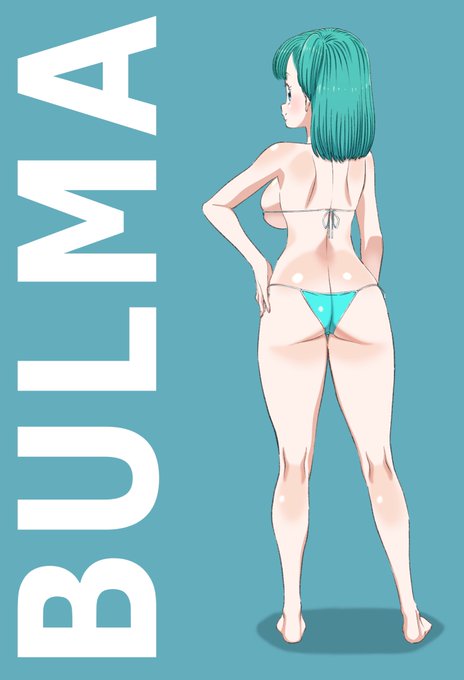 ブルマ。水着。後ろ。この髪型が一番すきです。
#DragonBall #ドラゴンボール #bulma 