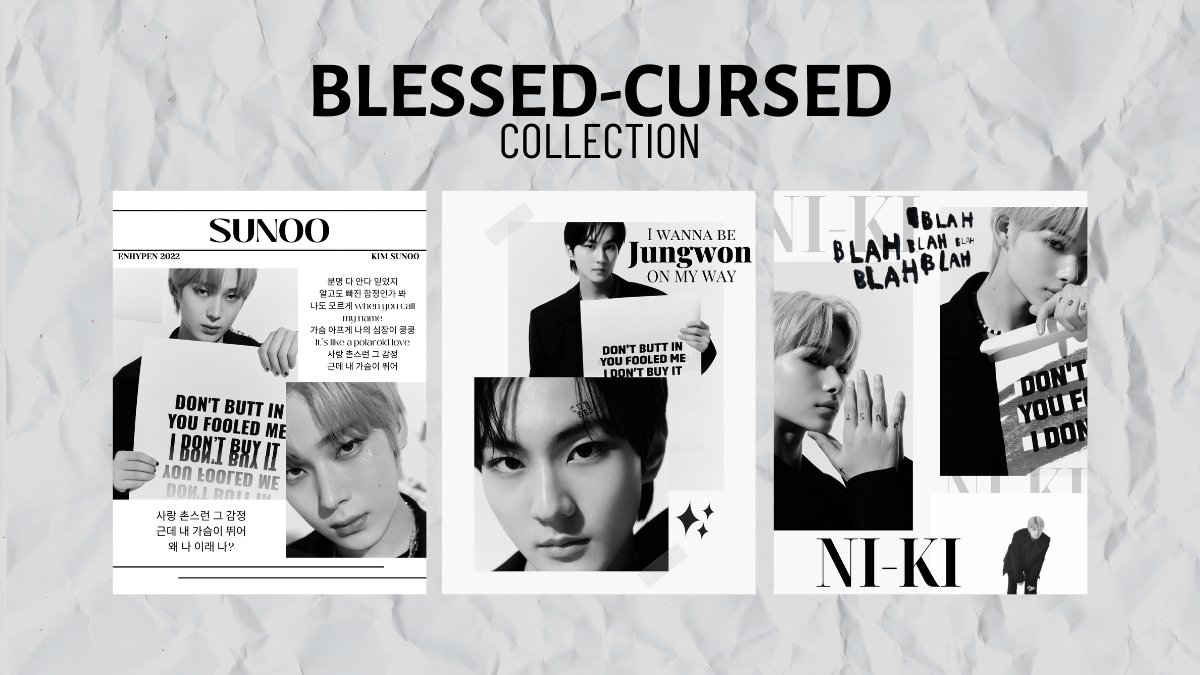 rschstudios's tweet image. #RSMerch ENHYPEN Binder Covers (Blessed-Cursed Collection)

Size: A5 (6 holes)
Paper: 220 gsm
Finish: Available in matte, glitter, and broken glass

🏷️FOR ONLY 65 TO 80 PESOS! 

You may also send me your own pictures in JPEG and PNG format. Please do message me for custom orders!