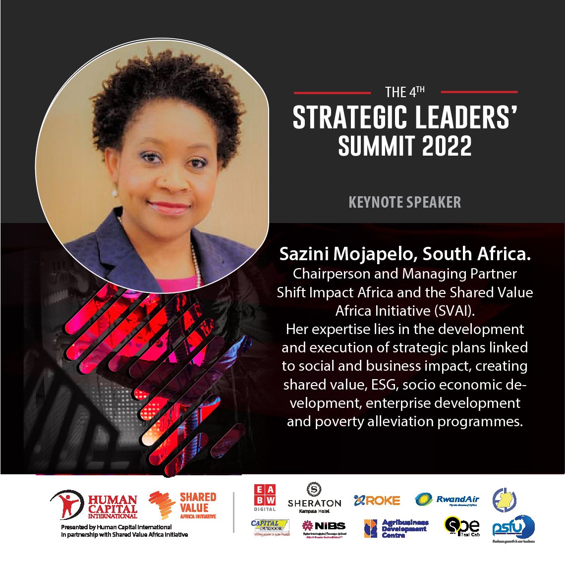 It is more than just a Summit, it is a shot at greatness. @hci_uganda has served the Entrepreneurs with a wide variety of #StrategicLeaders from Across #Africa to discuss key factors in #Entrepeneurship 

23_02_2022
09:00am EAT
#SLS2022