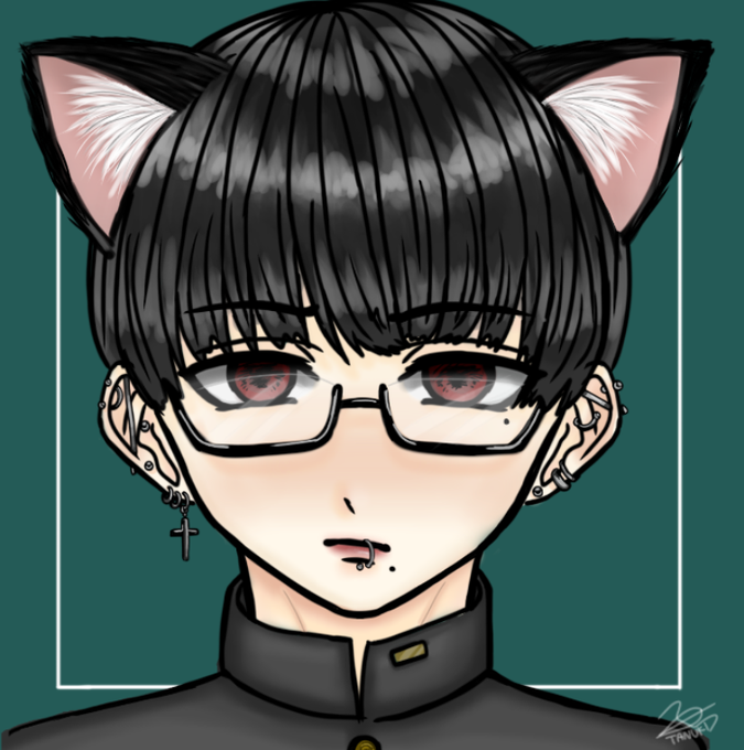 黒髪マッシュのtwitterイラスト検索結果