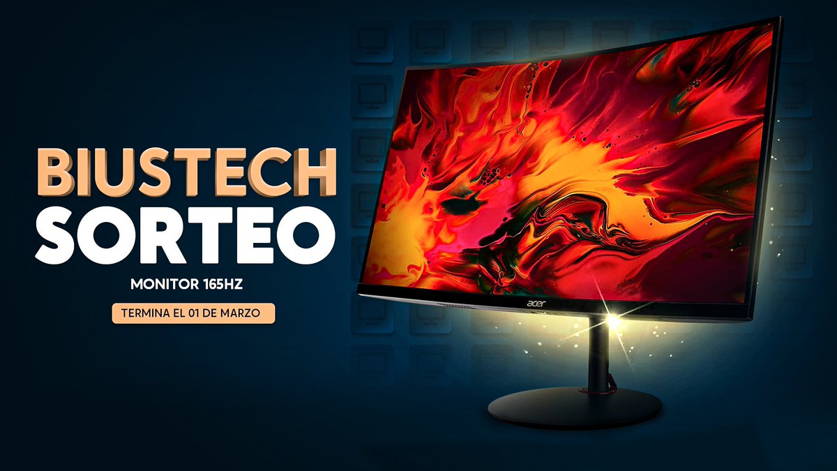 PattyIbarrolaa's tweet photo. SORTEO DE UN MONITOR 165 HZ #BIUSTECH💠

Requisitos:
Seguir a: @PattyIbarrolaa 
Seguir a: @GHASTLYFN 
Seguir a: @worosas 

❤️🔁
Fecha: 1 de marzo⚡️ https://t.co/6fauaLrNqW