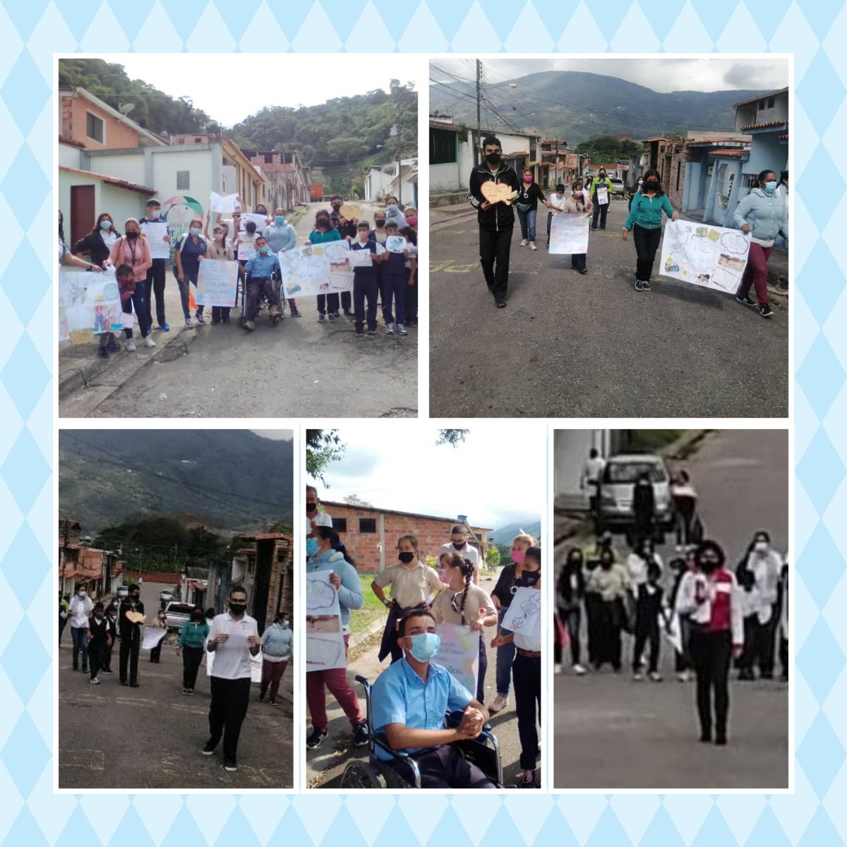 Caminata por la paz y la convivencia en el marco del día de la juventud 2022