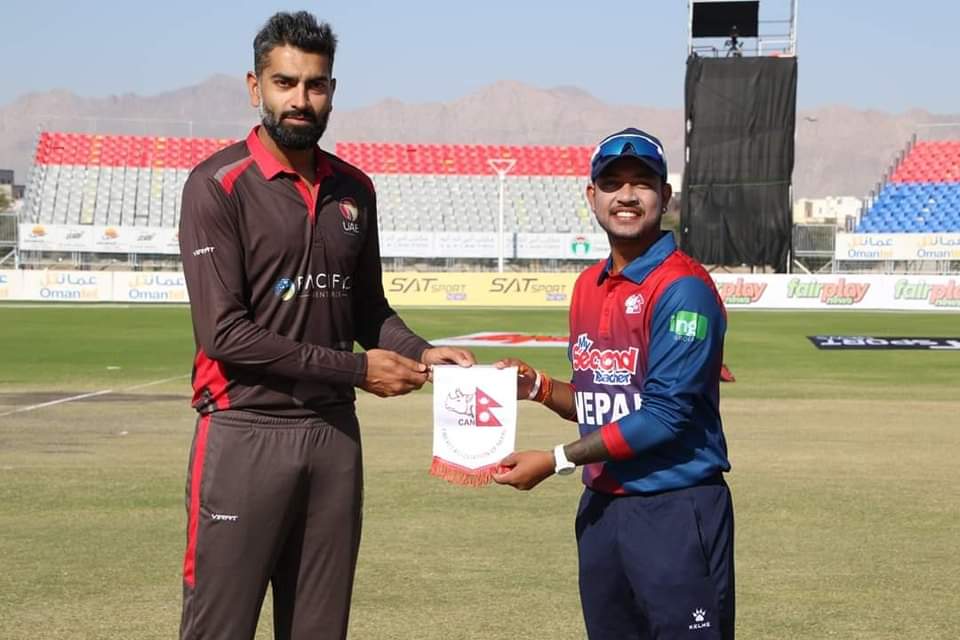 Big Day for Nepal!!!!
NEPAL vs UAE
The winner of the game qualifies for ICC #T20WorldCup2022🏆 in Australia.
BEST WISHES TEAM NEPAL.🎉
#T20WorldCupQualifier
#NepalCricket 🇳🇵