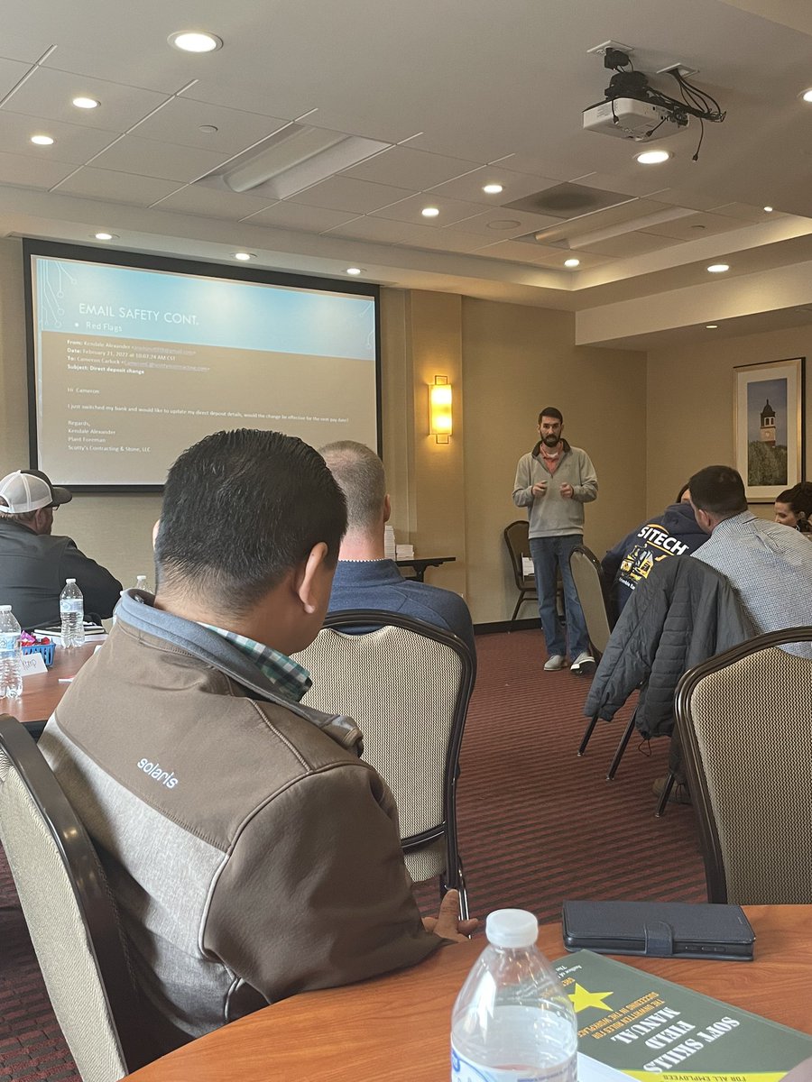 ScottysPaving's tweet photo. Leadership workshop in Bowling Green today with one of the best, Greg Coker! We can’t wait to see what this construction season brings for our managers and employees. 

#QualityPavestheWay #BuildingCathedrals https://t.co/HOhweYCj6A