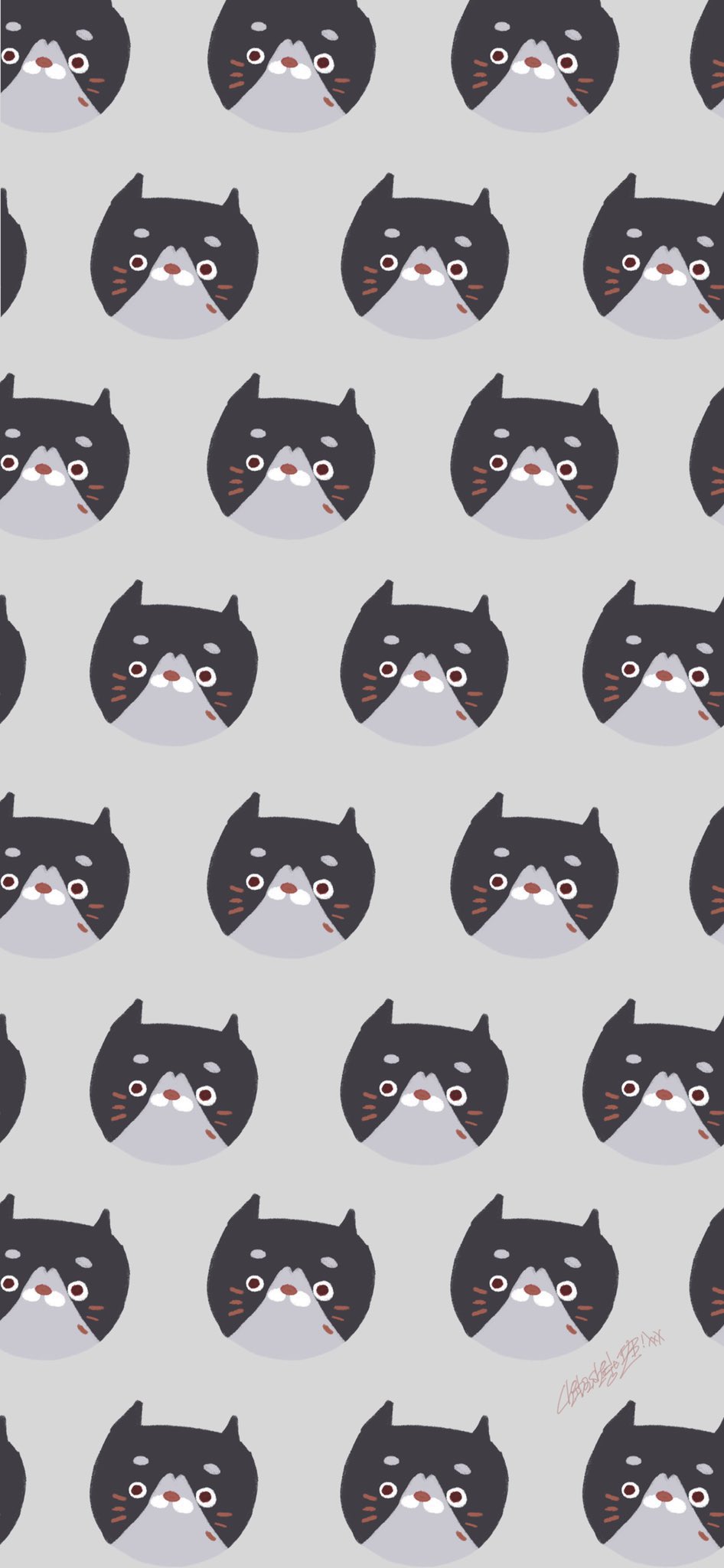 ちばしげ イラストレーター イケてるネコの壁紙です 猫の日 T Co Irjfmae8if Twitter
