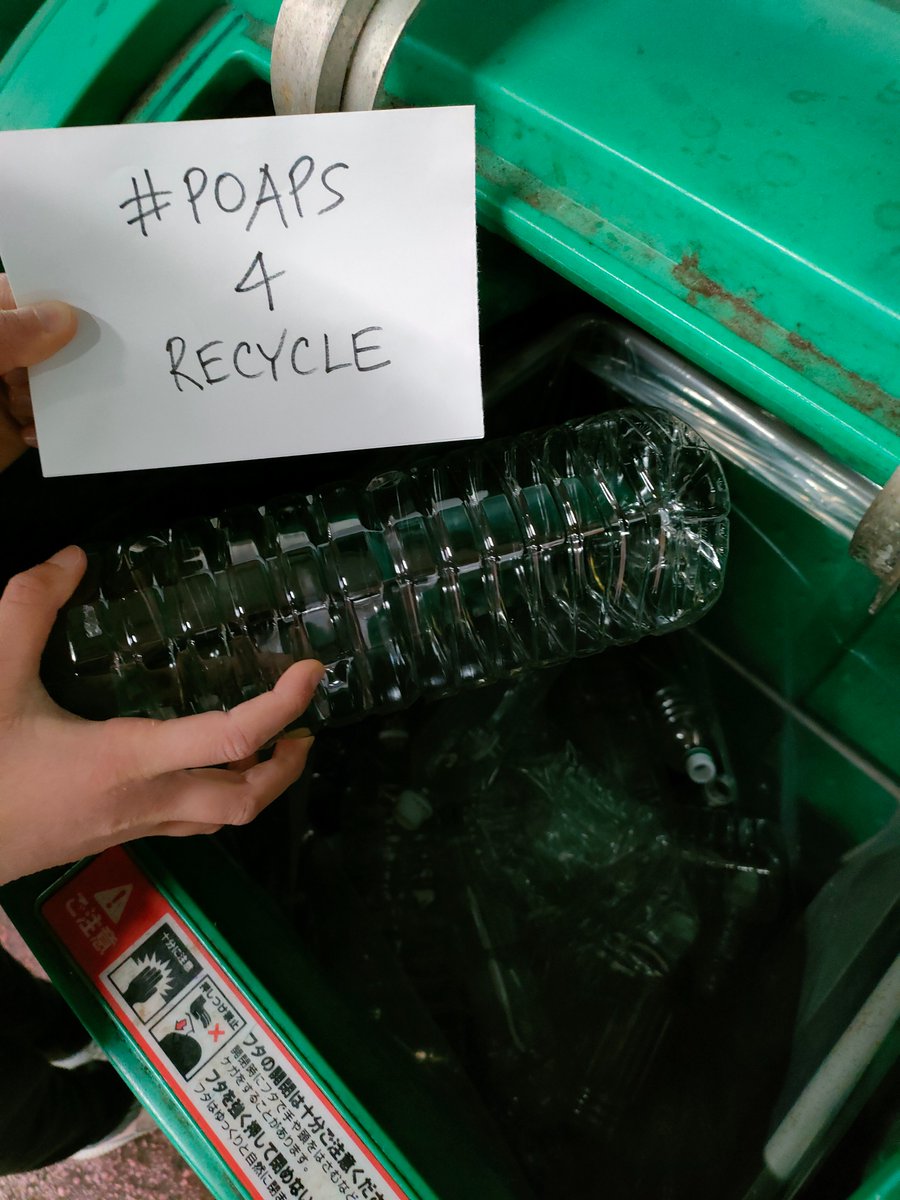 POAPS4Project's tweet photo. ♻️ Join us for Season 2 #POAPs4project ♻️
 Recycle your used plastic bottles at your local recycle center and receive a #POAP
📸Take a photo of you depositing your plastic bottles into the bin. 
🗒️Include a handwritten #POAPs4recycle in your photo
➡️Send a DM to @POAPS4Project https://t.co/H5qPdzTjOZ