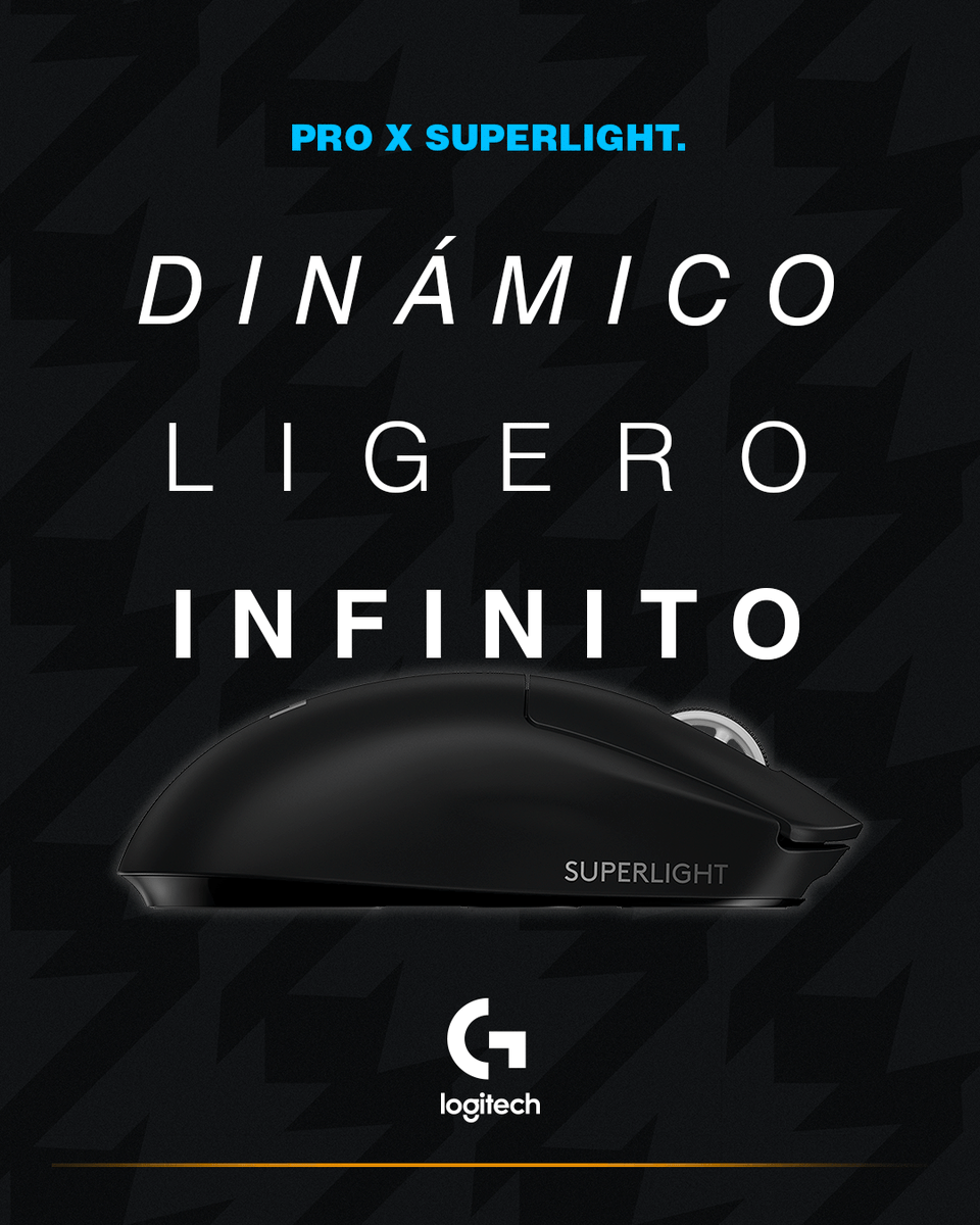 InFinitye_sport's tweet photo. Los competidores máximos se distinguen por los detalles mínimos. Si tu meta es el campeonato, el mouse Pro X Superlight es tu duo.
Dinámico, ligero, y ergonómico, está hecho a tu medida.
#Playtowin 🎮#PoderLatino 💪🏻#goINF ♾ #proxwireless https://t.co/Xgu5FuEeyF