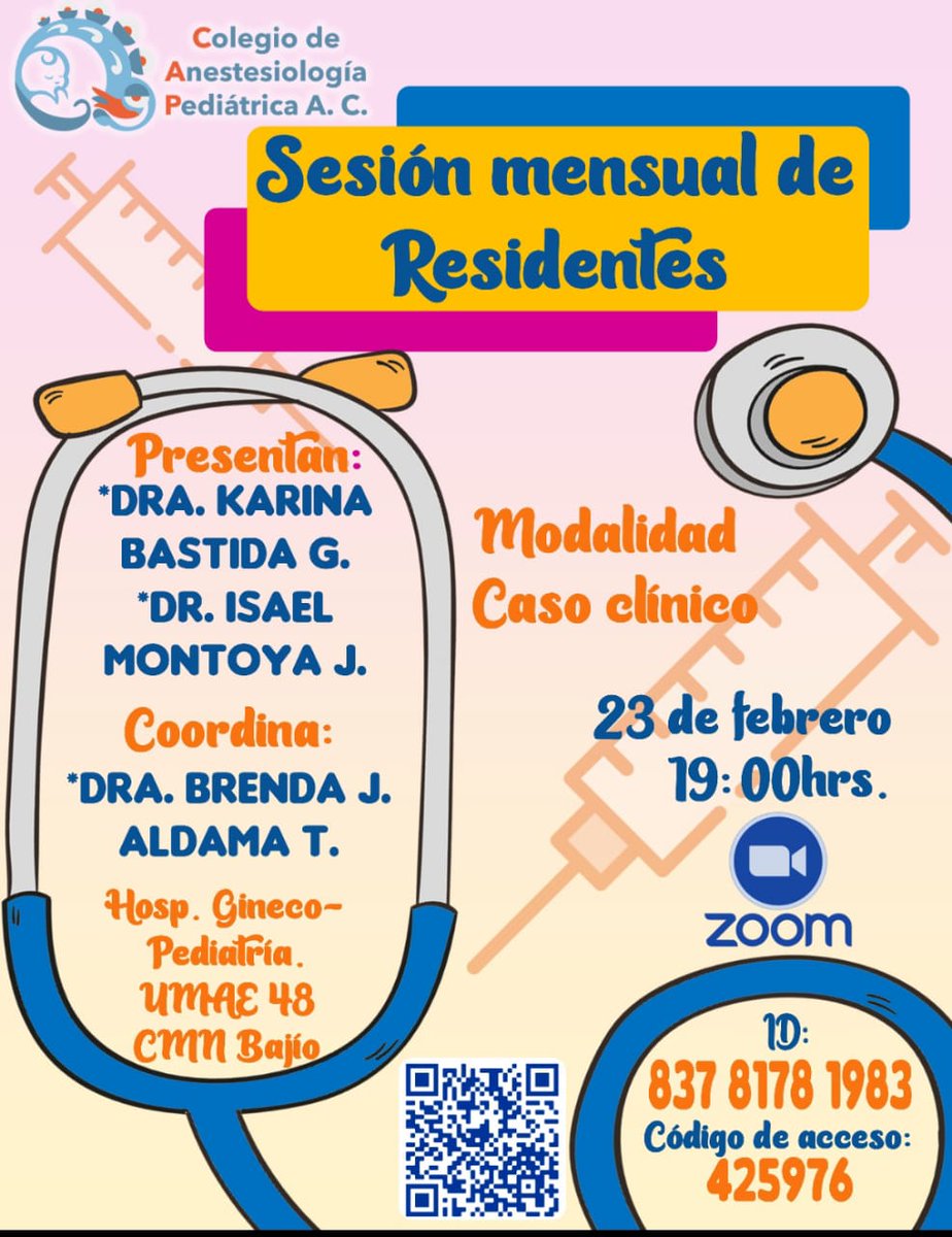 Sesión de residentes de anestesia pediátrica en Mexico para el mundo 🤓. Informes 2216680883. #colanestpedmx #IMSS  #Bajio