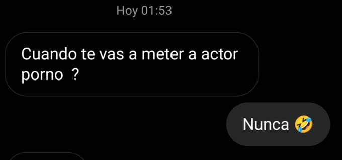 Jajajajajajajaja el nunca es real. https://t.co/6mzyfaQE2K