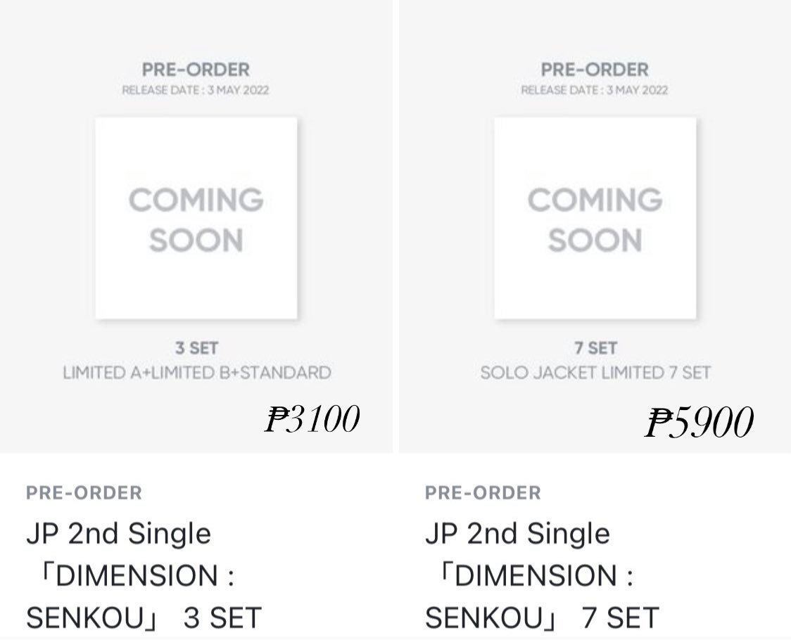 MMMSHOP125's tweet photo. Enhypen 2nd JP Single
DIMENSION: SENKOU

💌 DM us to order

🏷 DP required: ₱100-300
🏷 DOP: April 1, 2022 https://t.co/JvhU0uadLn