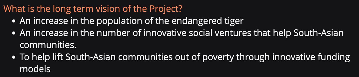 Our long-term aims are simple.
#NFTs drop in 12 days for South Asian #empowerment!

papputiger.com

Join us on #twitter and be in to win a #free #NFT.

#southasian #papputiger #pride #conservation #tiger #entrepreneurship #venture #crypto #web3 #nftart #nftcommunity