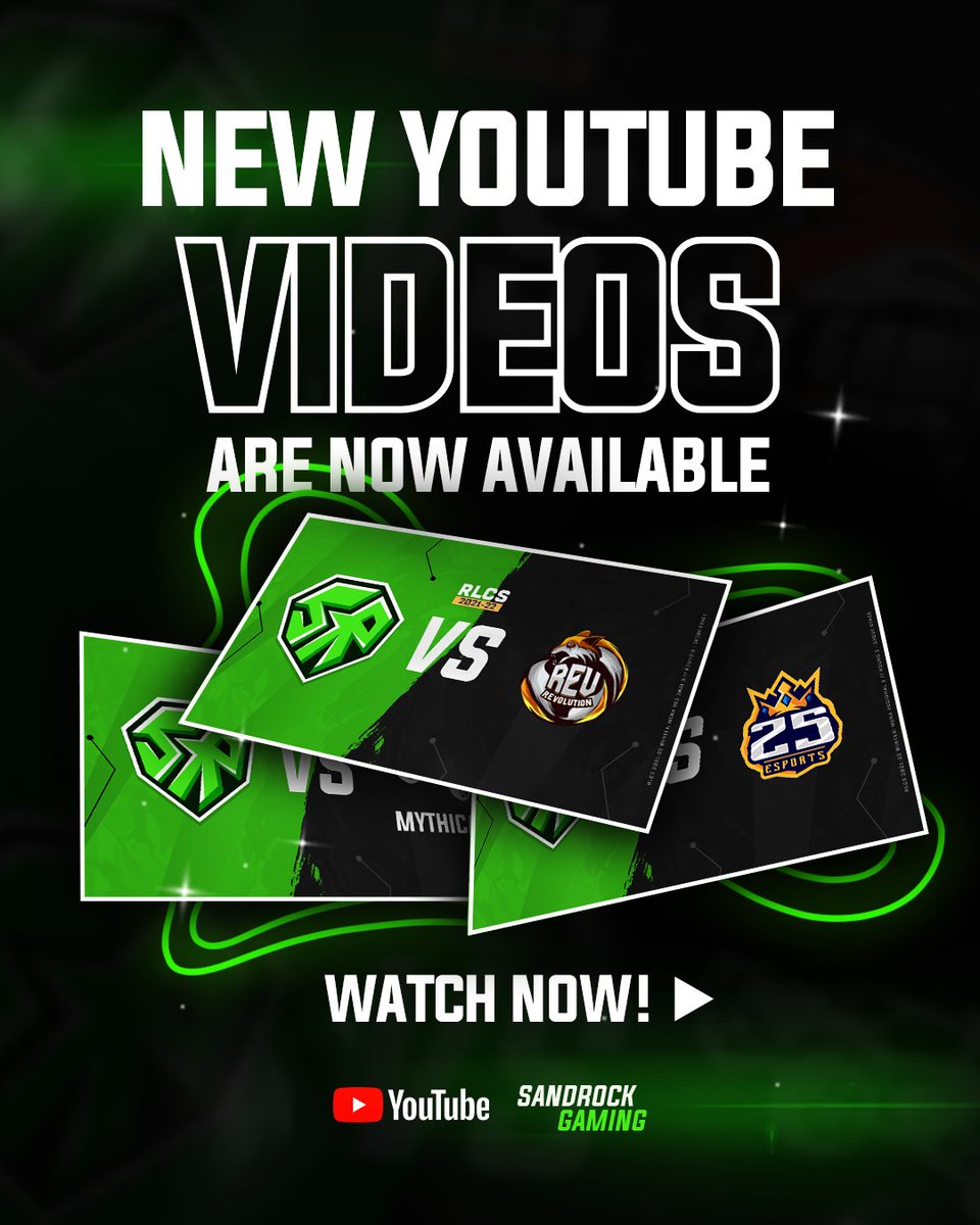 NEW YOUTUBE VIDEOS ARE NOW AVAILABLE! 😎

Watch our matches back from the #RLCS Regional Event 3 Group Stage!

Check them out here 👇 -
youtu.be/ycW9OBs6RfA
youtu.be/83q3vdzv3cI
youtu.be/TAzeKFFr_6s